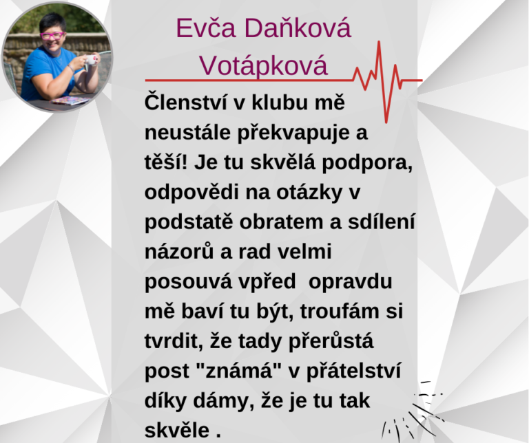 Evča Daňková Votápková reference