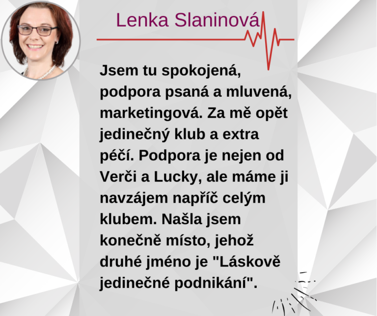 Lenka Slaninová reference